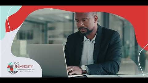 SIG University | Get a certification in sourcing, procurement, supply chain, and third-party risk.