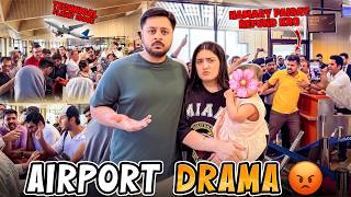 KARACHI AIRPORT PY LARAI HOGAI😱| Court Order Py Lahore Wapis Ana Para💔| Technical Issue In Plane ✈️😡