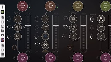 iPad iOS session sequenced by XYNTHESIZR