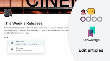 Edit content | Odoo Knowledge