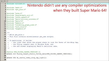 Super Mario 64 Source Code