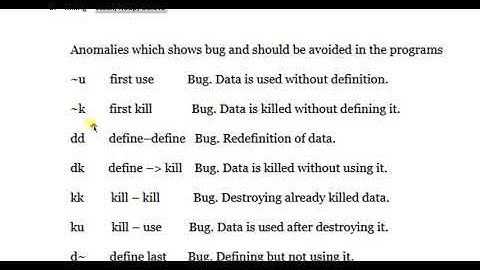Data Flow Testing Part 1