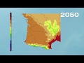 Changement climatique et eau  2050 en images