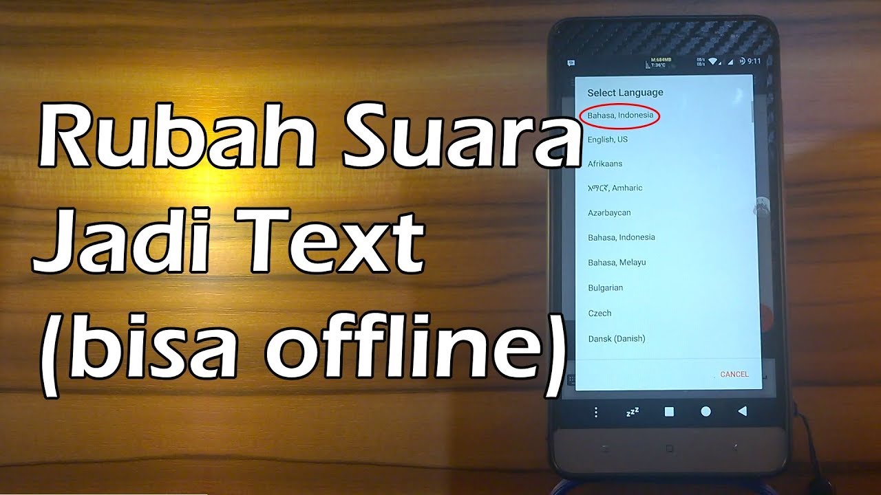 speech to text word indonesia