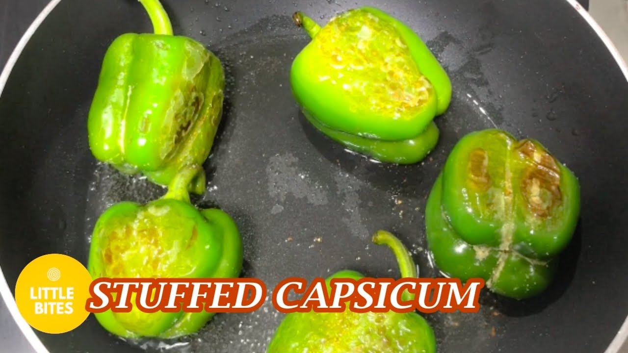 NEW WAY OF EATING CAPSICUM SIDE DISH FOR RICE & DAL YouTube