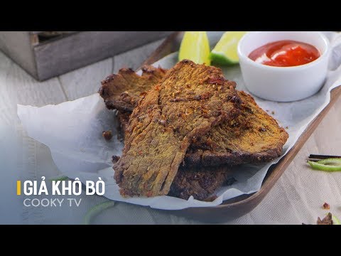 Video Cách làm THỊT HEO GIẢ KHÔ BÒ thơm ngon, đúng vị -... - youtube