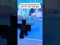 bro got blocked by a girl in roblox ball 🏀😂😂