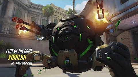 Zarya and Wrecking Ball Ults for amazing Team Kill in Overwatch