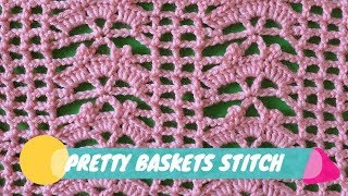 How to Crochet Pretty Baskets Stitch by Amira Crafts 241 views 5 years ago 19 minutes