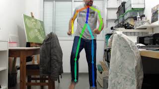 OpenPose Webcam Test (very low settings, weak GPU)