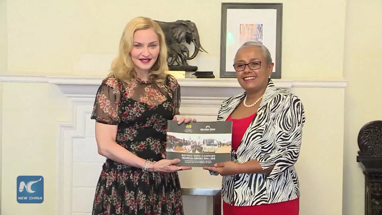Pop icon Madonna visits Kenya to support vulnerable groups