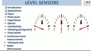 Level Sensors | Types of Level Sensors |Applications of Level Sensors by ANITAZ COMMUNICATION TUTORIAL 5,070 views 2 years ago 9 minutes, 59 seconds