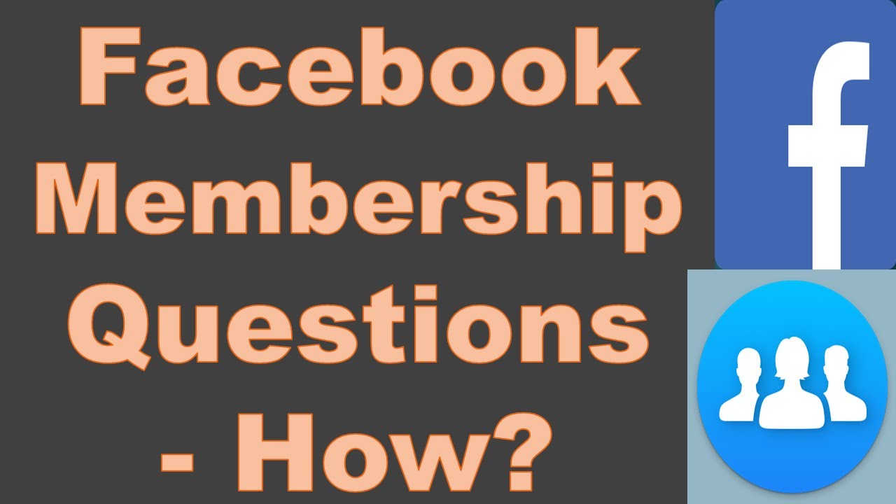 How to Add Membership Question on Facebook Groups? Add Questions for