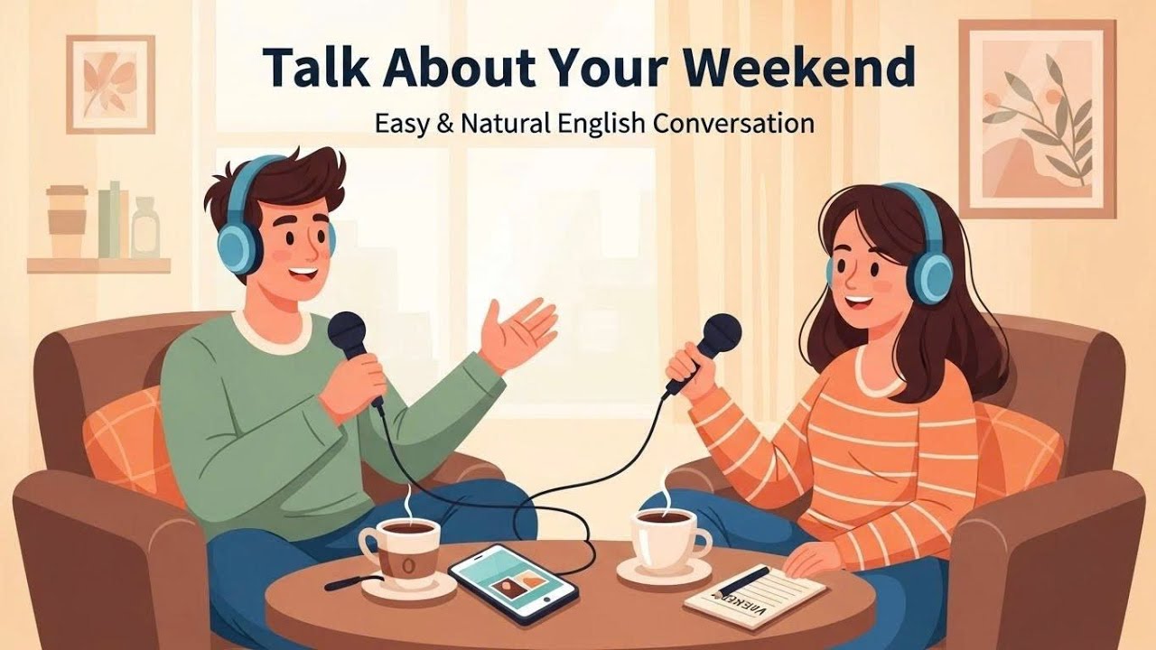 Talk About Your Weekend in English - Natural Conversation Practice