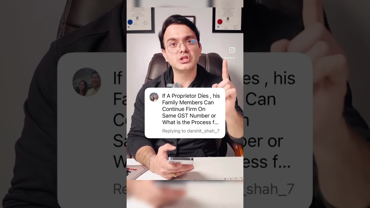 New Gst number is required after death of a proprietor | What if proprietor dies | Gstguy