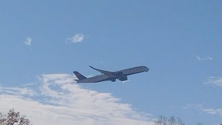 *ENGINE ROAR!!!* Delta Airlines Airbus A350-941XWB Takeoff from Minneapolis [N503DN]