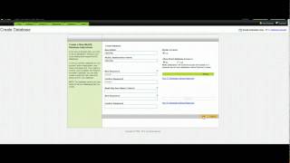 Blog/Blogsite - Create Godaddy database