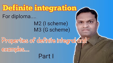 MSBTE | Applied Mathematics | Definite Integration | Properties of definite integral & examples..