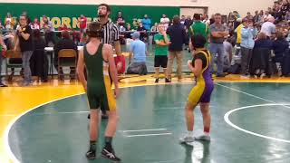 MJ's first match first pin of the season. Cory Rawson mini meet