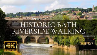 Bath Riverside Walking View Roman Bath Historic Boat Tour River Avon Walks Royal Crescent Uk