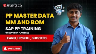 PP Master data MM and BOM | SAP PP (Production Planning) Training | ZaranTech Wealth