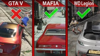 THE BIG COMPARISON | GTA V vs. MAFIA Definitive Edition vs. Watch Dogs Legion | PC | ULTRA