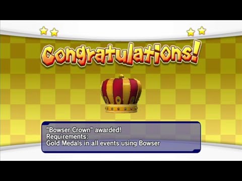 Mario Sonic At The Olympic Games 2008 All Gold Medals Bowser