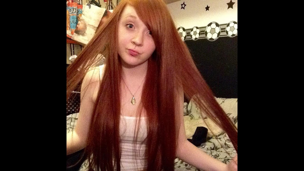 ASMR ~ Hair Brushing, Brushing Forwards and Straightening