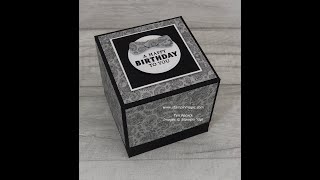 Handsomely Suited - Stylish Masculine Gift Box - (3½x3½x3½)