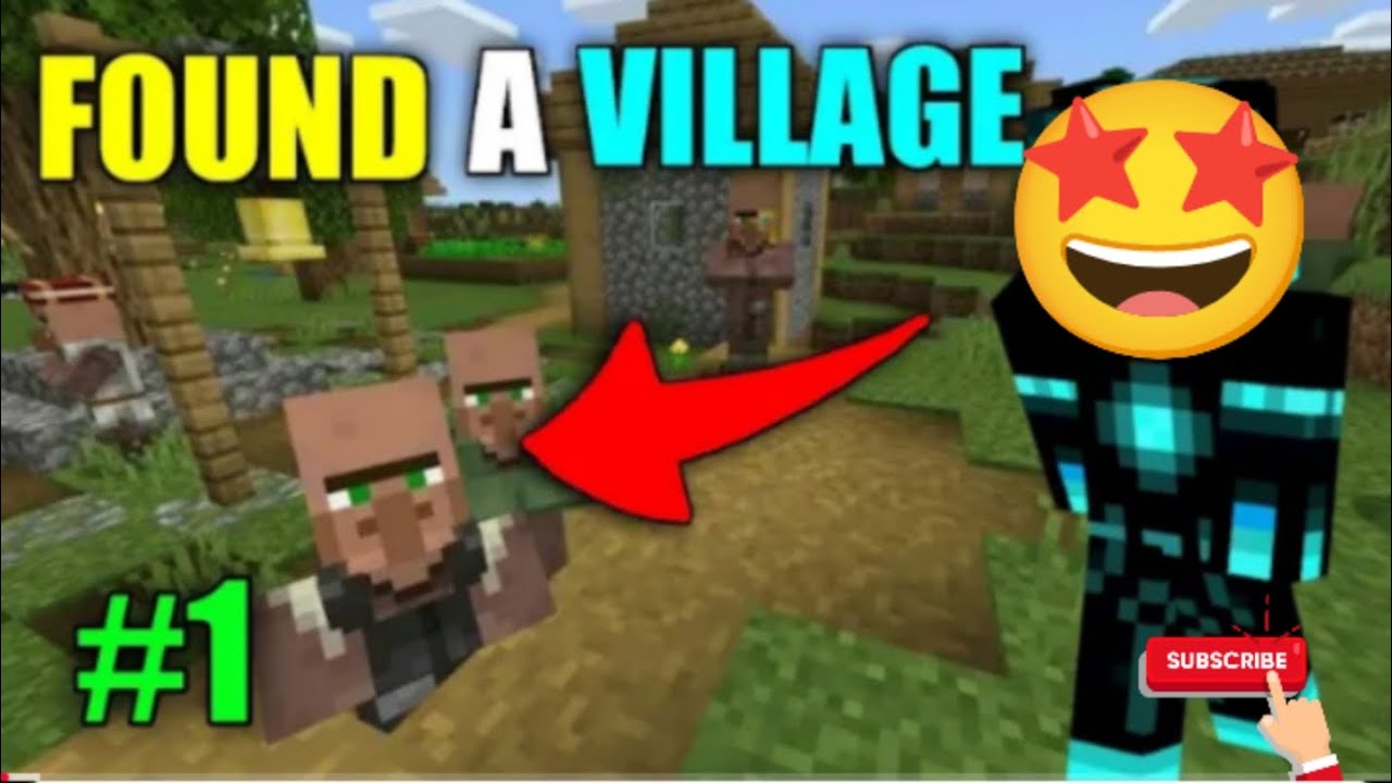 I Found A village In MineCraft #2 - YouTube