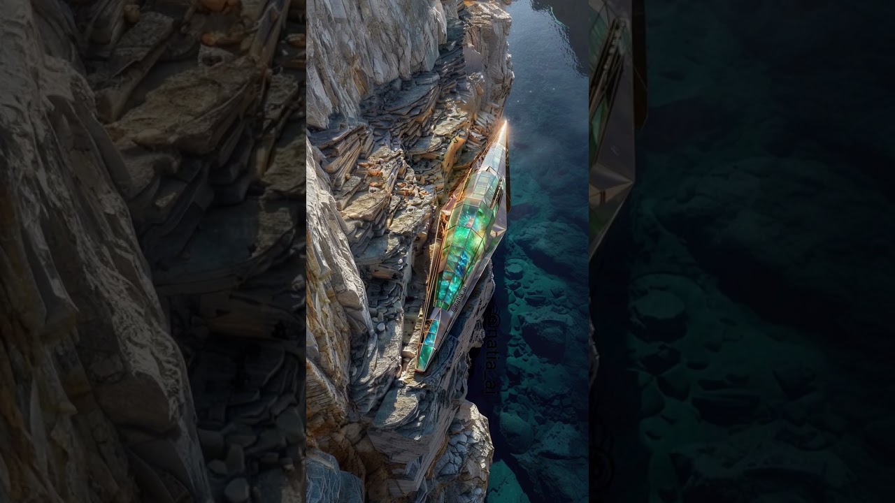 Successful landing of crystal spaceship - 