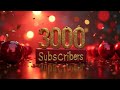 3000 Subscribers Giveaway Video