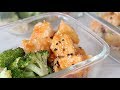 Meal prep honey sriracha chicken and broccoli