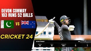 Devon Conway's Spectacular 103 in 52 Balls | Pakistan vs. New Zealand Cricket Highlights