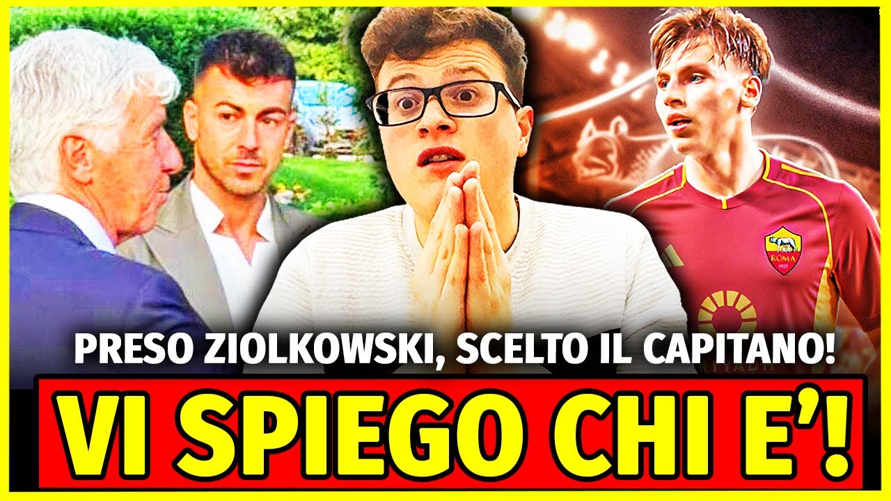 [LA-MANO-DI-GASP] SCELTO IL CAPITANO DELLA ROMA: VI DICO LA MIA! PRESO ZIOLKOWSKI: VI SPIEGO CHI E'!