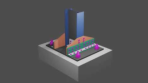 Gusseted column base