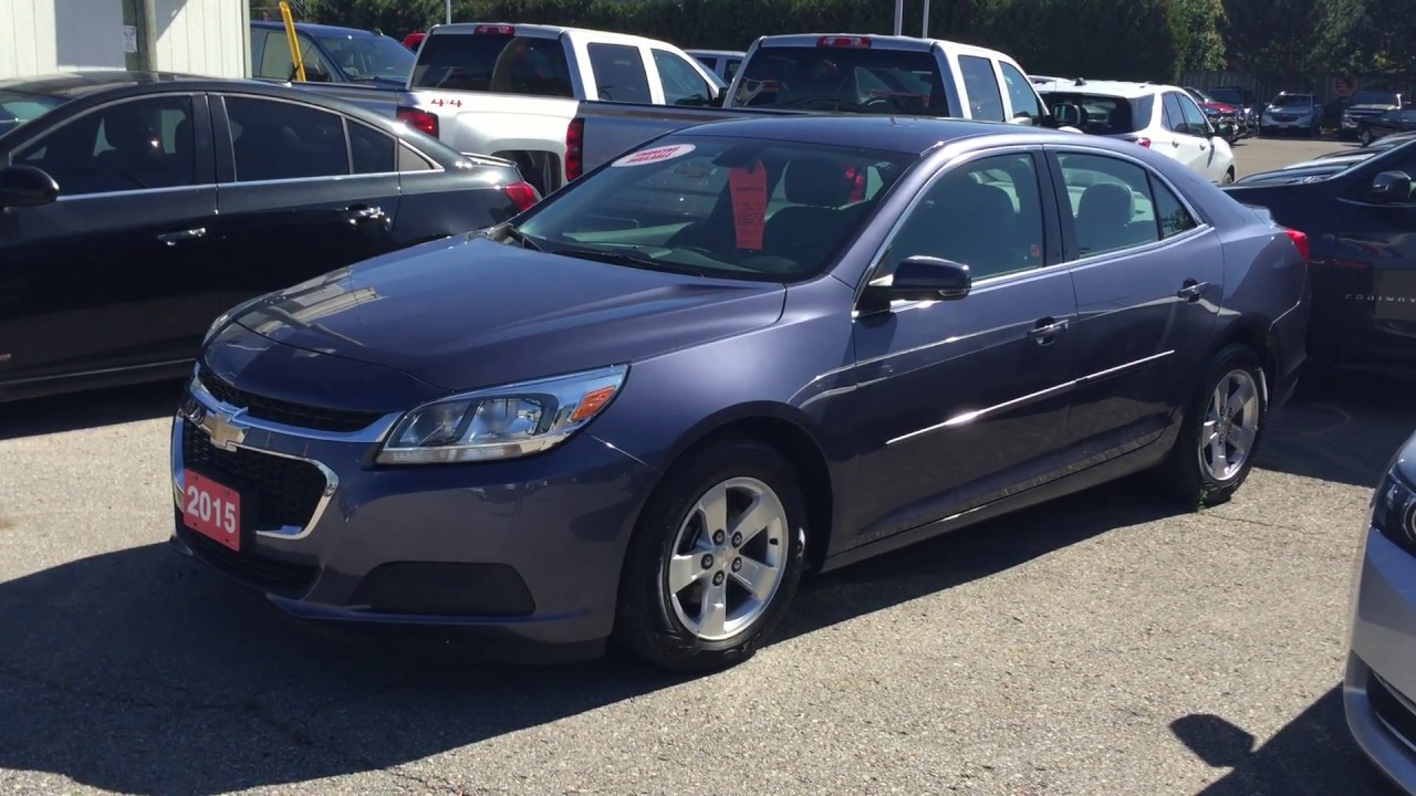 2015 Chevrolet Malibu Ls Atlantis Blue Metallic Roy Nichols Motors Courtice On