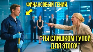 картинка: Миллионерша Унизила Уборщика На Конференции, Не Зная Что Он – Гений, Который СПАСЁТ Сделку На $100М.