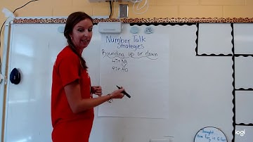 Rounding Up or Down Number Talk