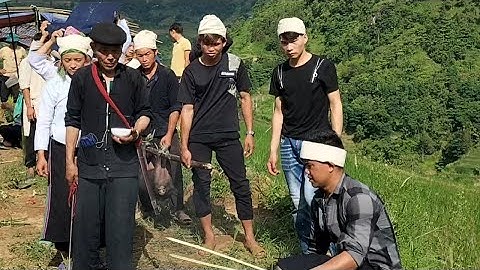 Cảnh đám tang dân tộc nùng Hoàng Su Phì Hà Giang