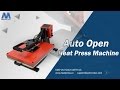 The newest high pressure auto open heat press machine from microtec