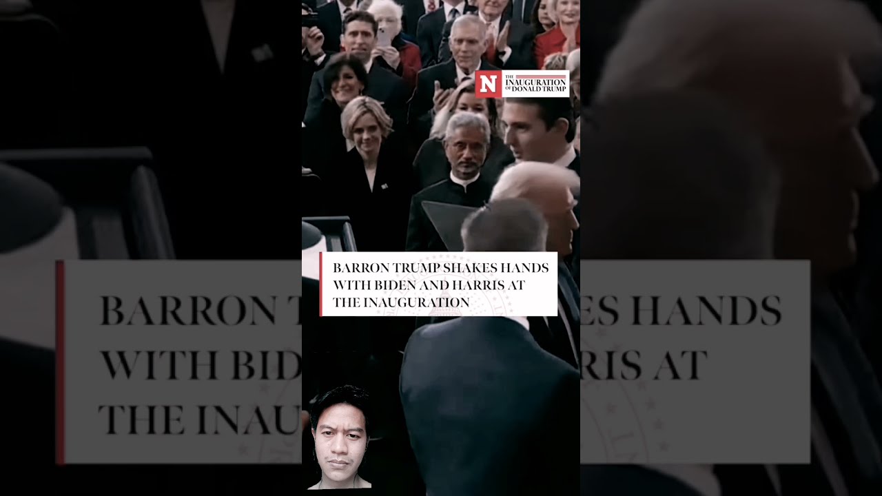 Barron Trump Shakes Hands With Biden And Harris At The Inauguration