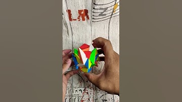 Checkerboard Pattern on Axis cube #rubixcubelover