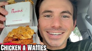 Chick-Fil-A New Chicken & Waffles Sandwich Review