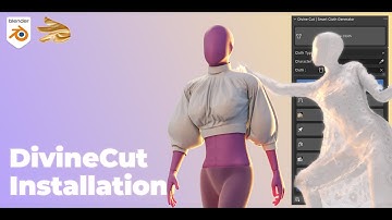 Installing DivineCut - Smart Cloth Generator for Blender