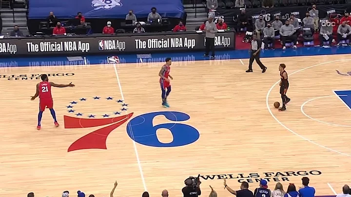 Joel Embiid mad at Danny Green after he just watch...
