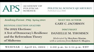 Academy Forum | Biennial Election Analysis - 2022 Midterms