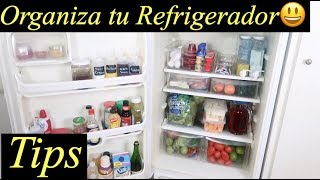 COMO ORGANIZAR EL REFRIGERADOR DE FORMA PRACTICA #organizacionenlacocina 