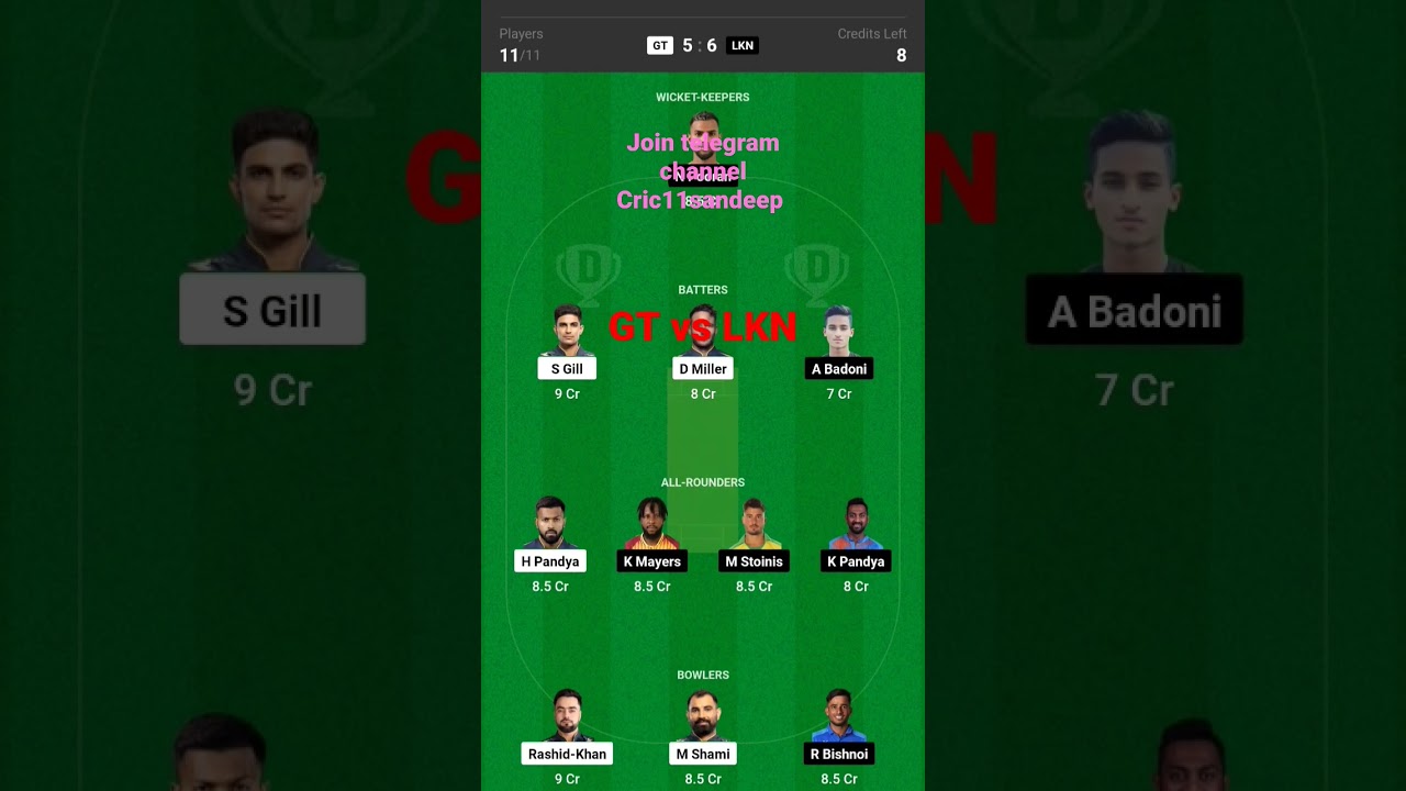 GT vs LSG Dream11 Prediction GT Vs LKNGT Vs LSG Dream11 IPL2023|Dream11 TeamLSG vs GT IPL2023