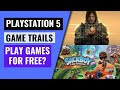Playstation 5 free game trails update